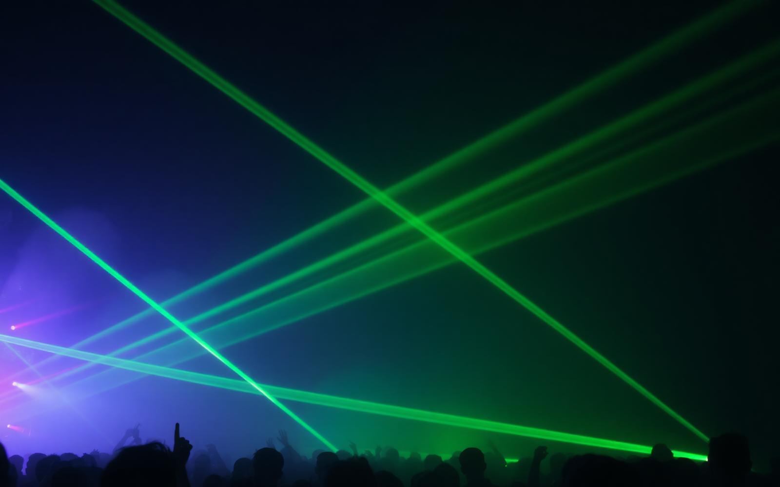 Lumières de scène du concert de TRK